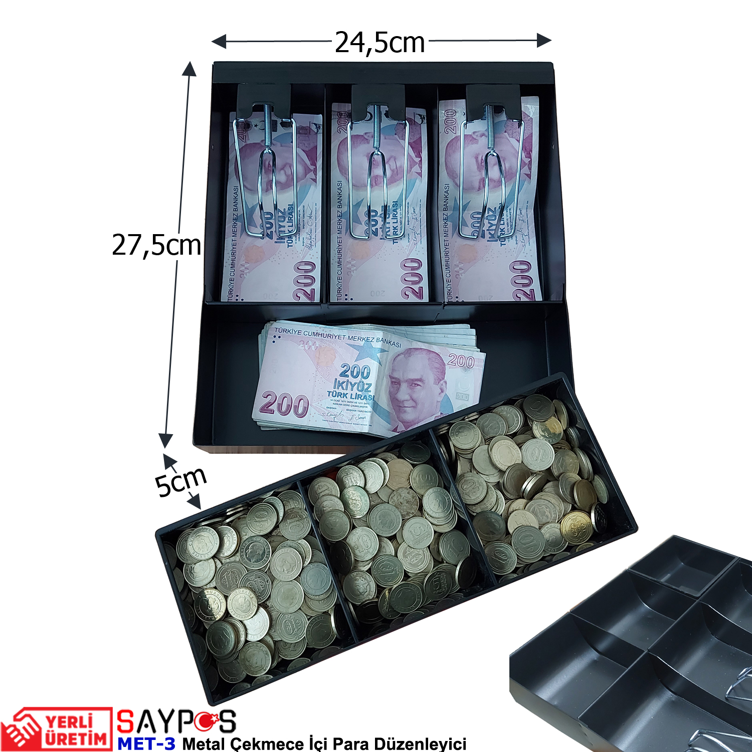 7%20Gözlü%20Gizli%20Evrak%20Hazneli%20Full%20Rampalı%203%20Banknotlu%20Kırılmaz%20Metal%20Para%20Düzenleyici%2024,5x27,5x5cm