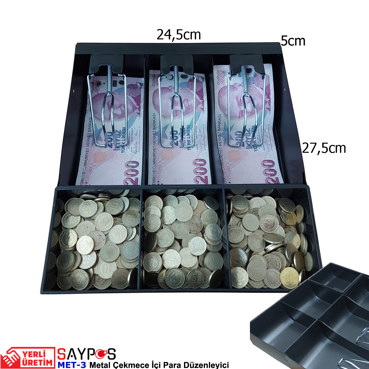 7%20Gözlü%20Gizli%20Evrak%20Hazneli%20Full%20Rampalı%203%20Banknotlu%20Kırılmaz%20Metal%20Para%20Düzenleyici%2024,5x27,5x5cm