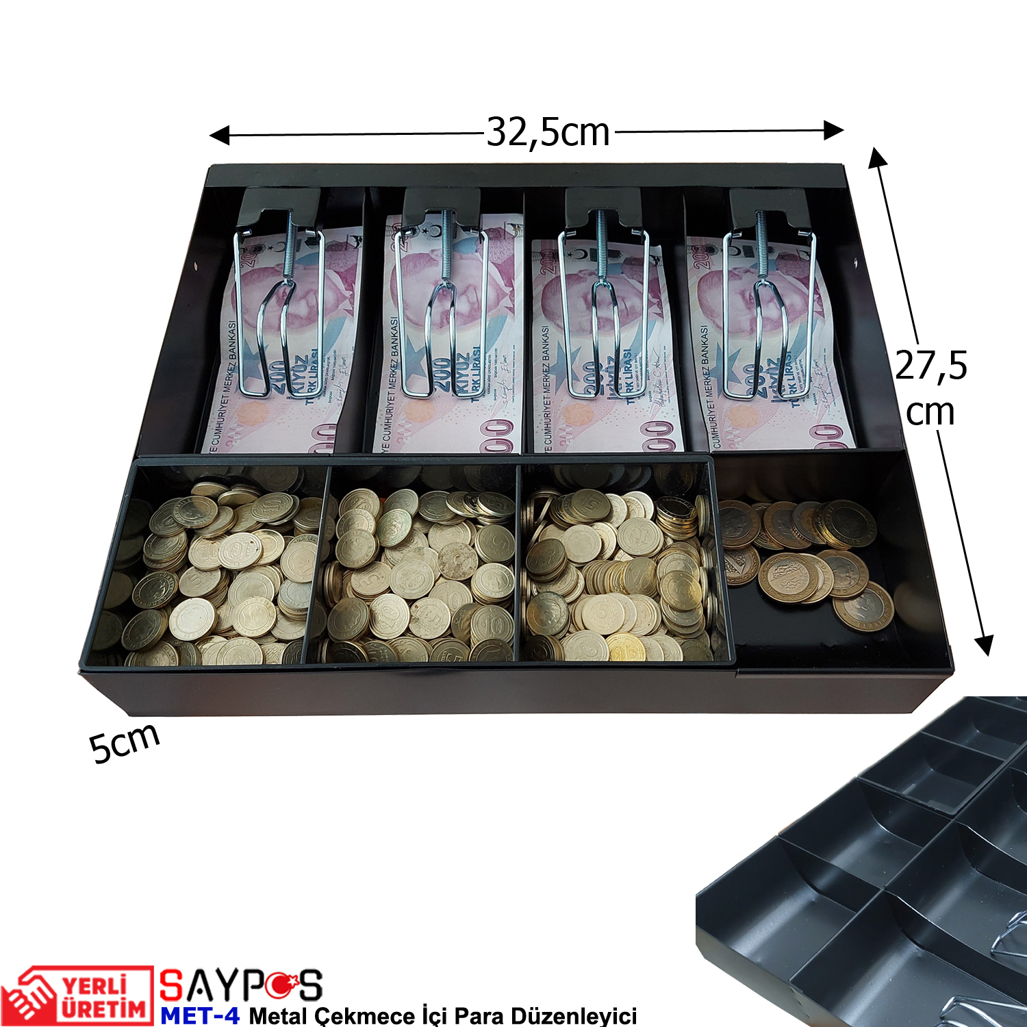 9%20Gözlü%20Gizli%20Evrak%20Hazneli%20Full%20Rampalı%204%20Banknotlu%20Kırılmaz%20Metal%20Para%20Düzenleyici%2032,5x27,5x5cm