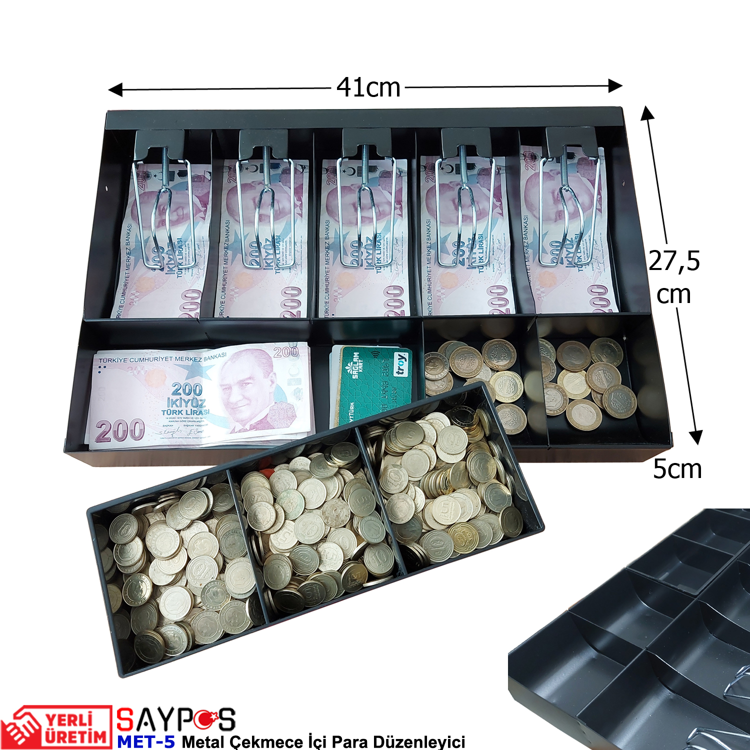 11%20Gözlü%20Gizli%20Evrak%20Hazneli%20Full%20Rampalı%205%20Banknotlu%20Kırılmaz%20Metal%20Para%20Düzenleyici%2041x27,5x5cm