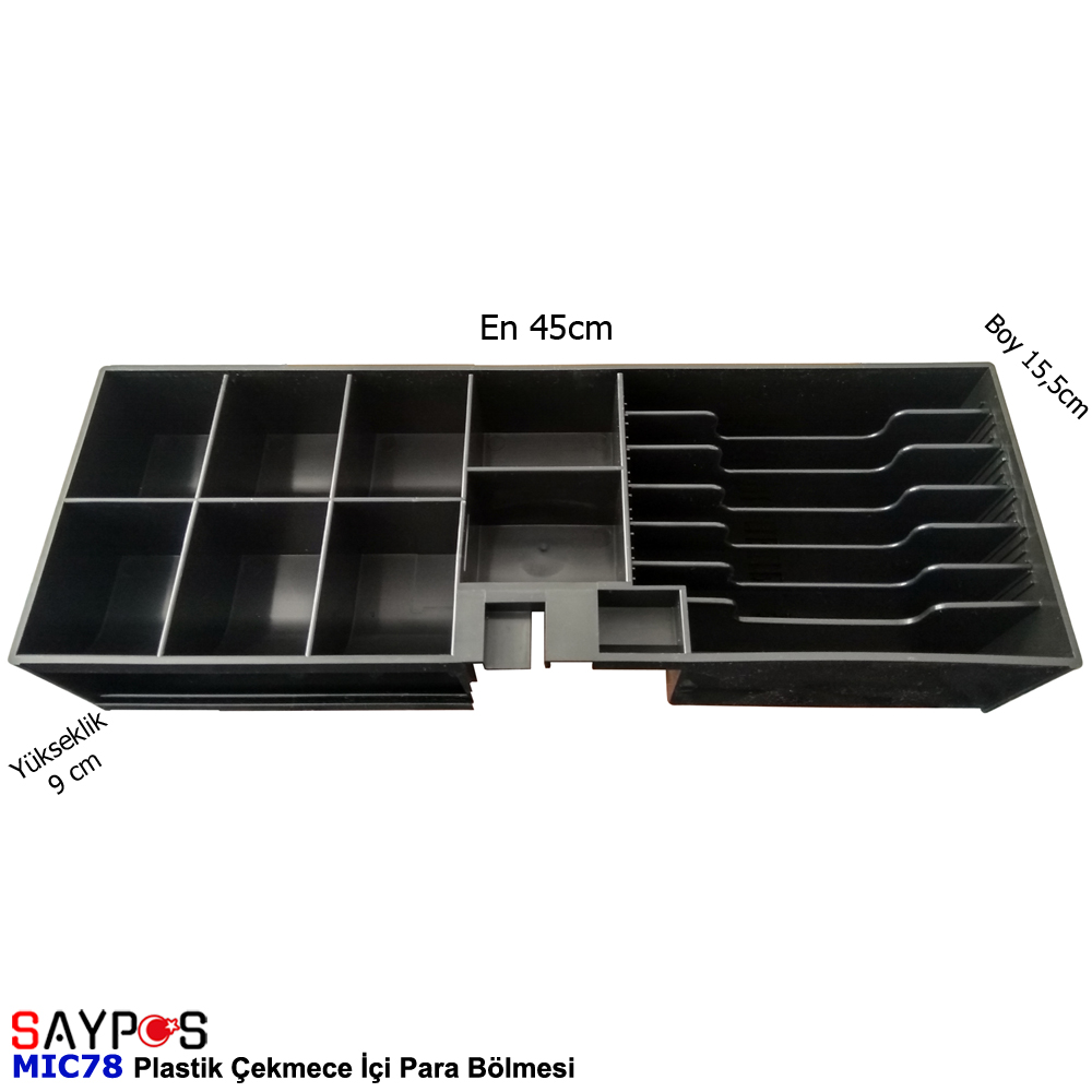 Saypos%20%20Çekmece%20İçi%20Para%20Kutusu%207%20Banknot%20Gözlü%2045x15,5x9cm