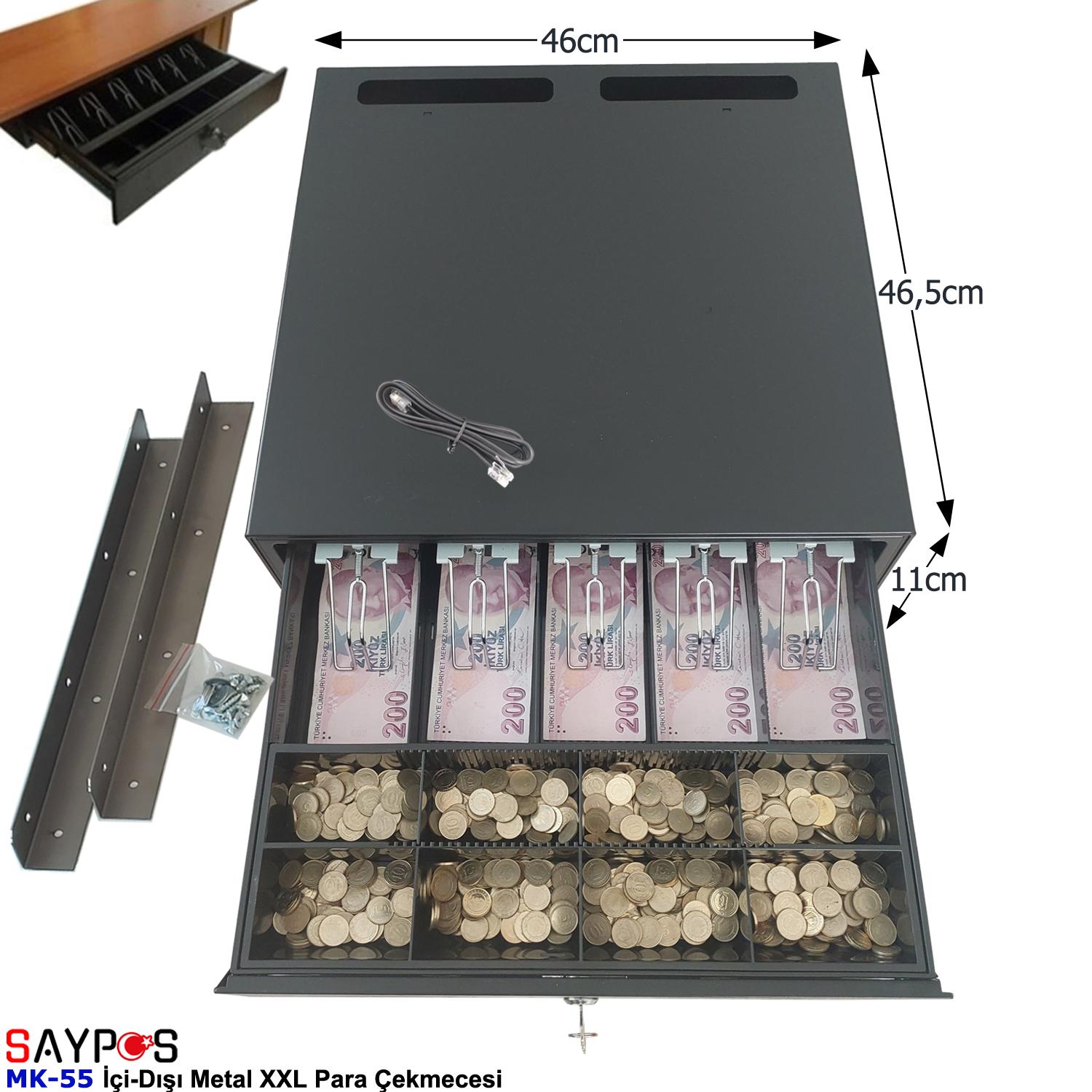 Montaj%20Askılı%20İçi-Dışı%20Full%20Metal%205%20Geniş%20Banknotluk%20Ekstra%20Büyük%20Para%20Çekmecesi%2046x46,5x11cm