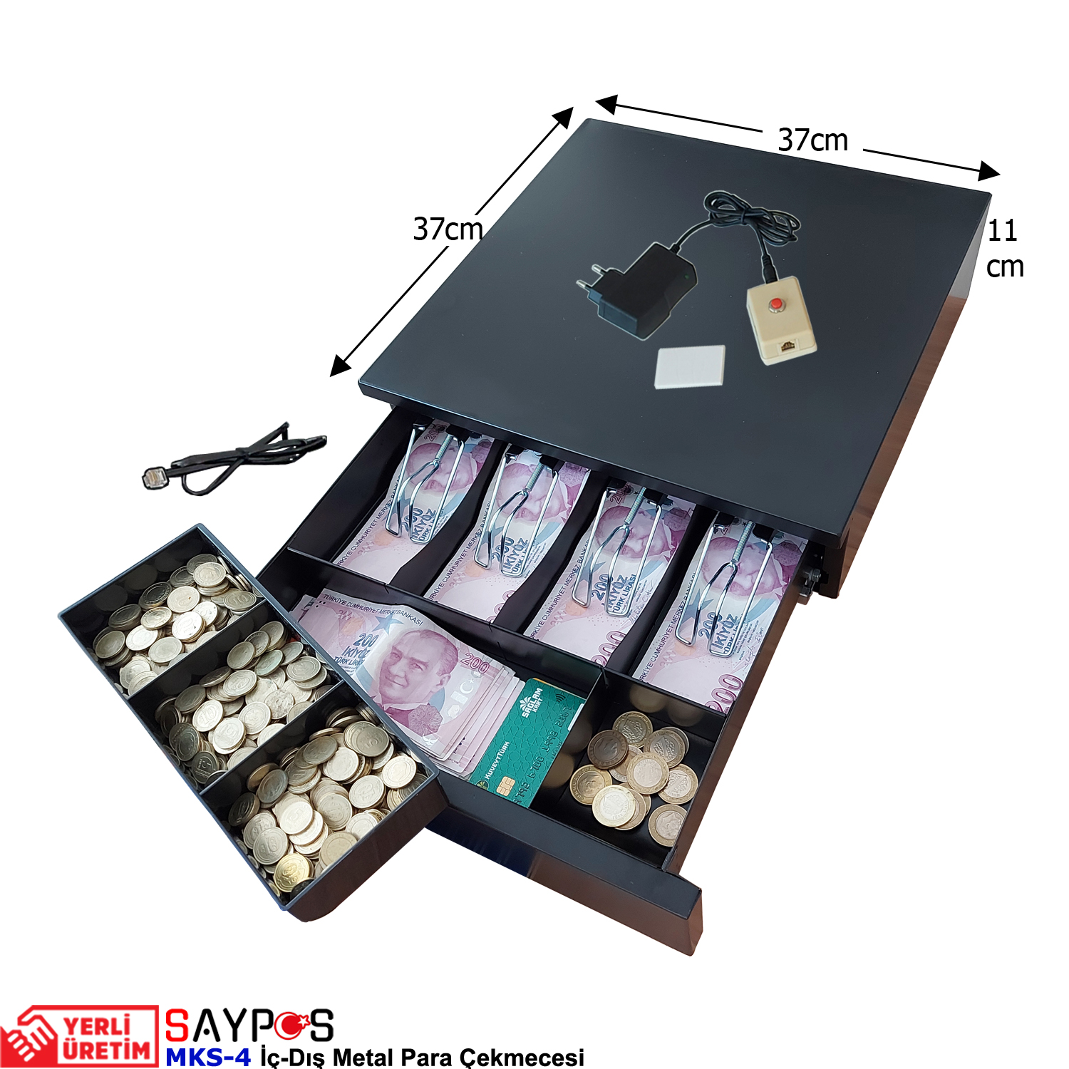 Kolay%20Açma%20Buton%20ve%20Adaptörlü%204%20Geniş%20Banknot%20Gözlü%20İçi-Dışı%20Full%20Metal%20Kırılmaz%20Para%20Çekmecesi%2037x37x11cm