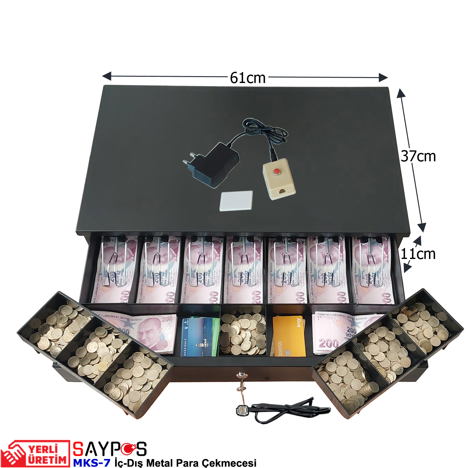 Kolay%20Açma%20Buton%20ve%20Adaptörlü%207%20Geniş%20Banknot%20Gözlü%20İçi-Dışı%20Full%20Metal%20Kırılmaz%20Para%20Çekmecesi%2061x37x11cm