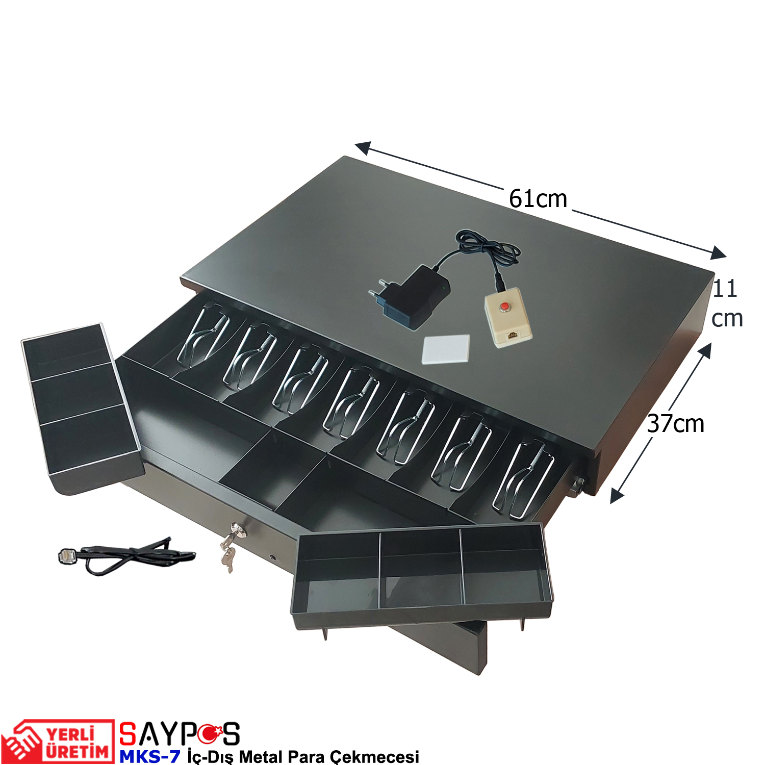 Kolay%20Açma%20Buton%20ve%20Adaptörlü%207%20Geniş%20Banknot%20Gözlü%20İçi-Dışı%20Full%20Metal%20Kırılmaz%20Para%20Çekmecesi%2061x37x11cm