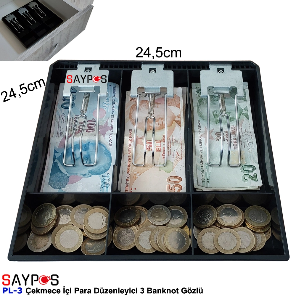 Metal%20Mandallı%20Rampalı%20Çekmece%20İçi%20Para%20Düzenleyici%203%20Banknot%203%20Bozuk%20Para%20Gözlü%2024,5x24,5x3,5cm