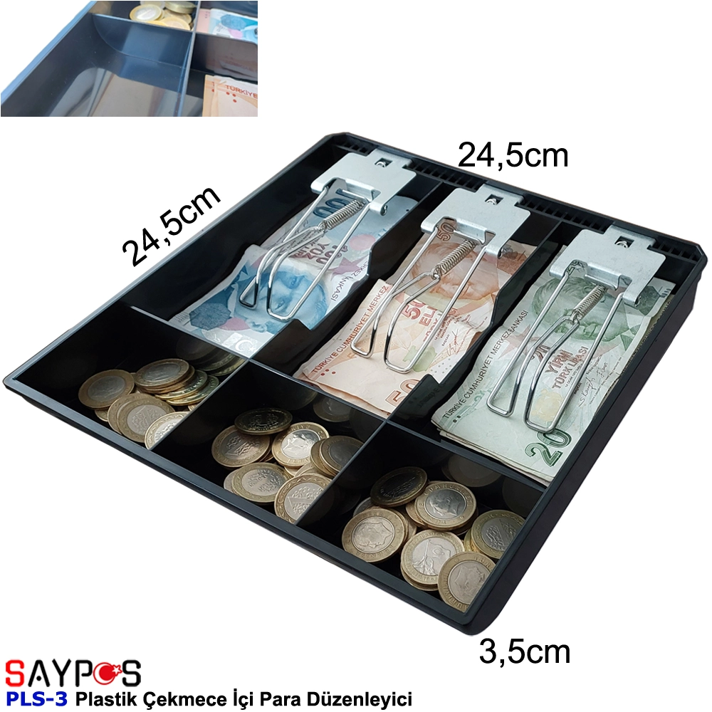 Metal%20Mandallı%20Rampalı%20Çekmece%20İçi%20Para%20Düzenleyici%203%20Banknot%203%20Bozuk%20Para%20Gözlü%2024,5x24,5x3,5cm