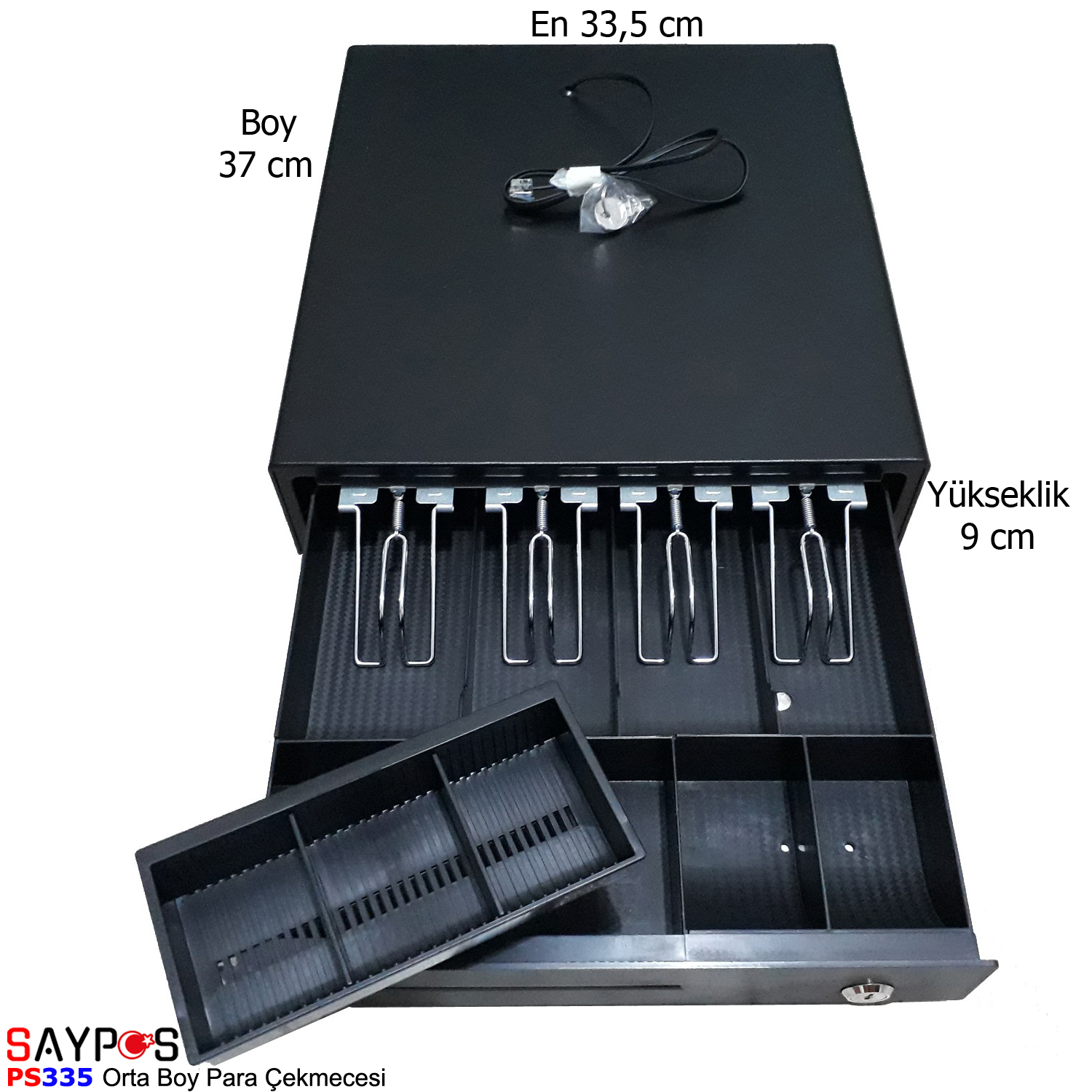 Profilo%20Farex%20Telestar%20uyumlu%20Yazarkasa%20Para%20Çekmecesi%204%20Banknot%20Bölmeli%2033,5x37x9cm