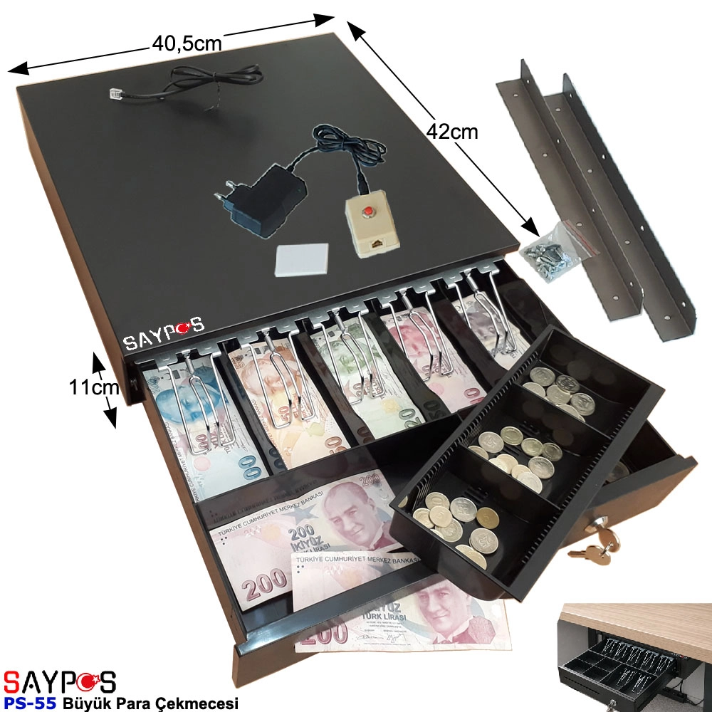Açma%20Butonlu%20ve%20Montaj%20Askılı%20(Takım)%205%20Banknot%20Gözlü%20Anahtardan%20Açılır%20Para%20Çekmecesi%2040,5x42x11cm