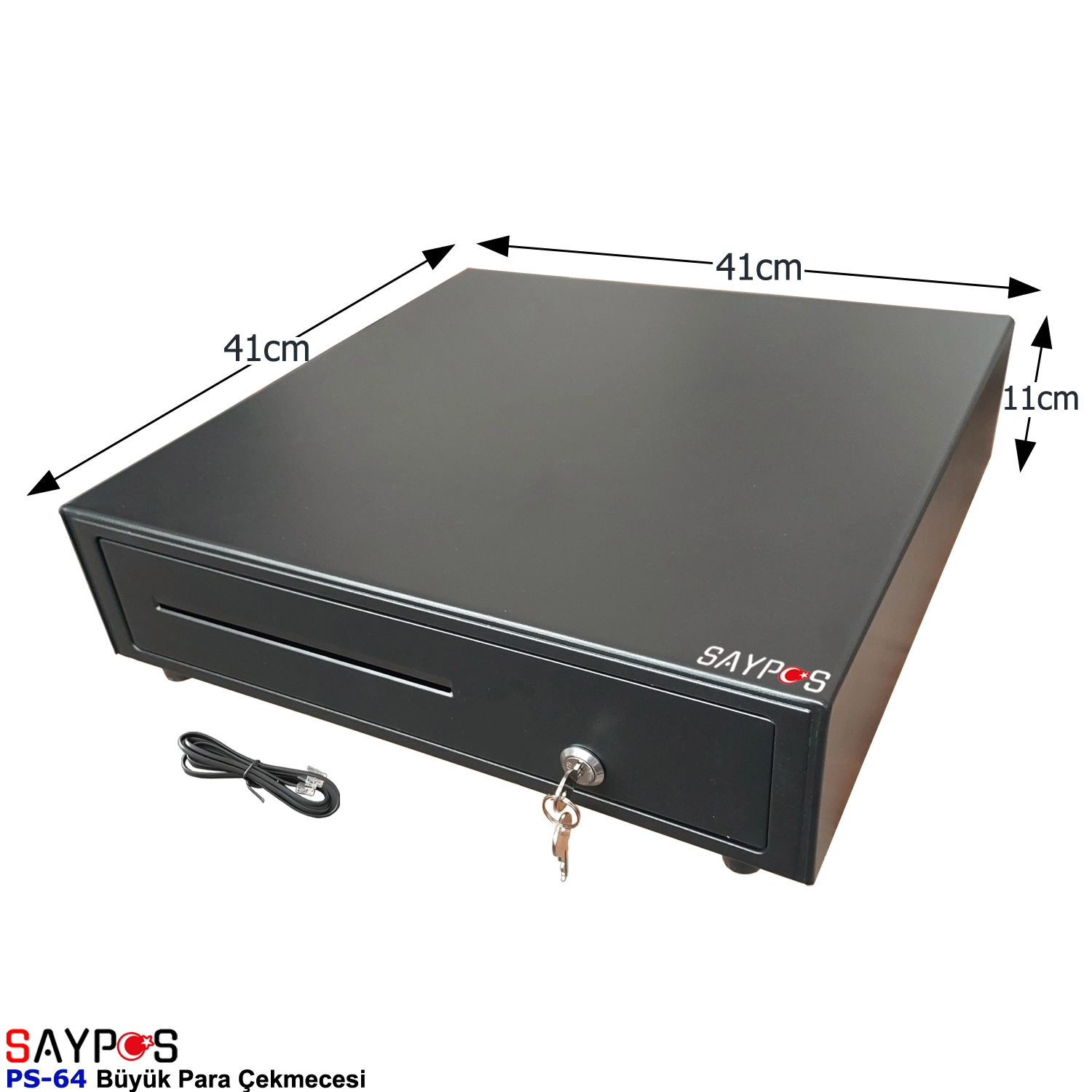 6%20Banknot%20Gözlü%2012V%20Fiş%20Yazıcılarla%20Uyumlu%20Pos%20Sistemiyle%20Entegre%20Büyük%20Para%20Çekmecesi%2041x41x11cm