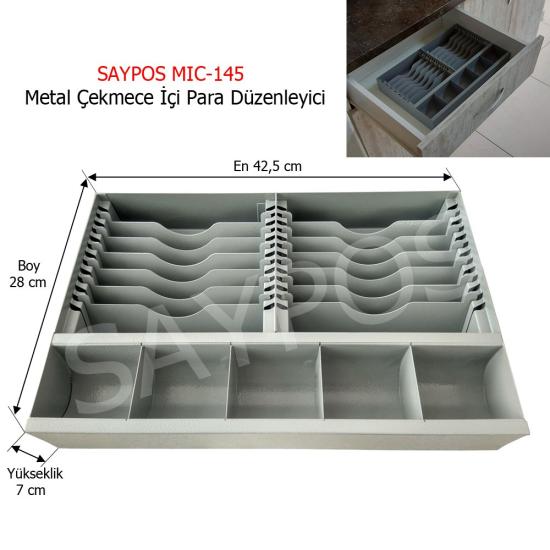 Metal Çekmece İçi Para Düzenleyici 14 Ondört Banknot 5 Madeni Bölmeli