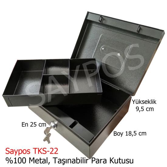 Para Kasası El Tipi Taşınabilir 4 Gözlü İç Tepsi Kalkıyor