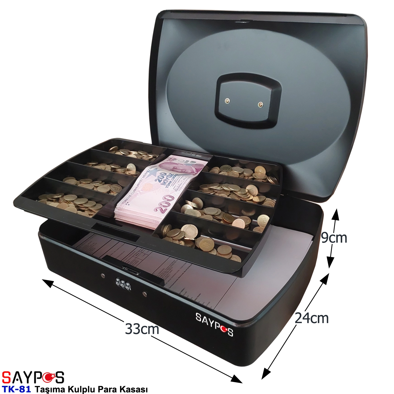 Şifreli%20Açılır%20Geniş%20A4%20Kağıdı%20Saklama%20Hazneli%20Taşıma%20Kulplu%20Büyük%20Boy%20Metal%20Para%20Kasası%2033x24x9cm