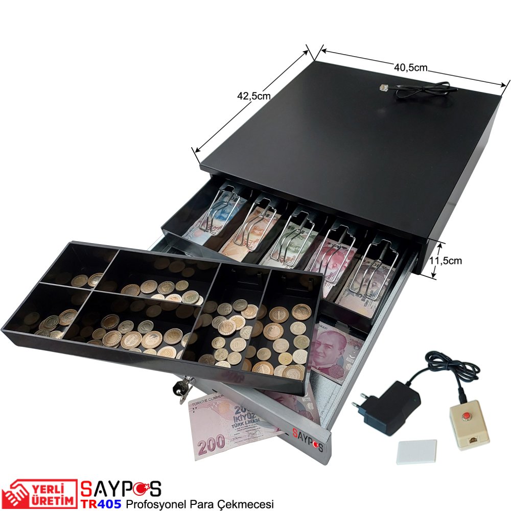 Saypos%20Açma%20Butonlu%20İçi-Dışı%20Metal%20Ağır%20Yük%20ve%20Yoğun%20Kullanım%20Para%20Çekmecesi%2041x42x11cm