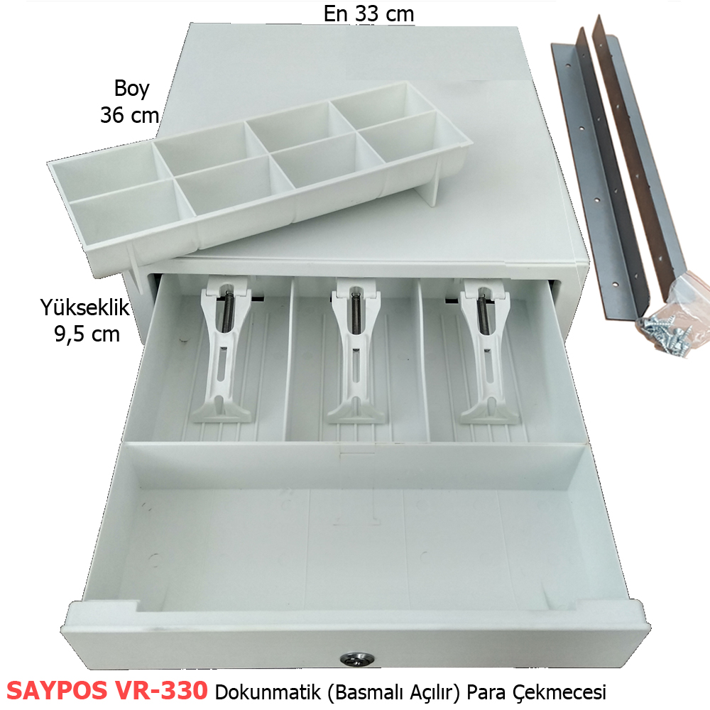 Montaj%20Askılı%20ve%20Dokunmatik%20(Basmalı)%20Elle%20Açılır%20Yazarkasa%20Para%20Çekmecesi%2033x36x9,5cm